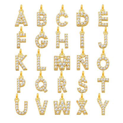 Collier Lettres Personnalisables Strass